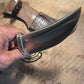 J. Behring Handmade Fox River Hunter Pop Corn Stag Ox Butt Cap Ostritch sheath