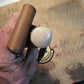 J. Behring Handmade Fox River Hunter Pop Corn Stag Ox Butt Cap Ostritch sheath