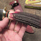   Big Bay Hunter Red Stag Hippo Cap Shark Skin Sheath