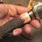    Big Bay Hunter Red Stag Hippo Cap Shark Skin Sheath