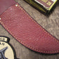    Big Bay Hunter Red Stag Hippo Cap Shark Skin Sheath
