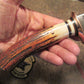                         J. Behring Handmade Fox River hunter Copper Guard Red Sambar Stag Ostritch Sheath