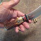 J. Behring Handmade Old school Hunter 120 year old German Stag 
