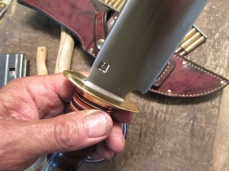 Order Only !  J. Behring Handmade Double Skull Fighter Horsehide Crotch Stag  