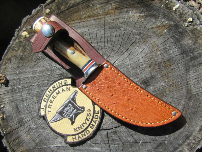  J. Behring Deer   & Trout 120 year German  Stag 