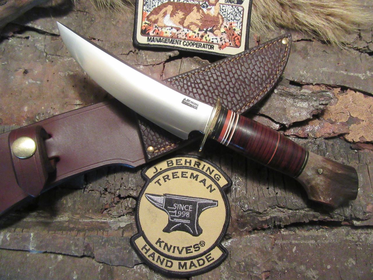  J. Behring Handmade Scagel Style  Hunter crotch Horse Hide