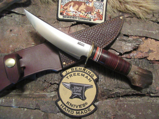  J. Behring Handmade Scagel Style  Hunter crotch Horse Hide