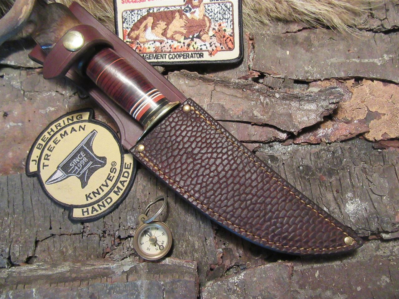  J. Behring Handmade Scagel Style  Hunter crotch Horse Hide