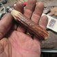  J. Behring Handmade Trout 120 year old Stag  beaver Tail Sheath  
