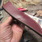  J. Behring Handmade Trout 120 year old Stag  beaver Tail Sheath  