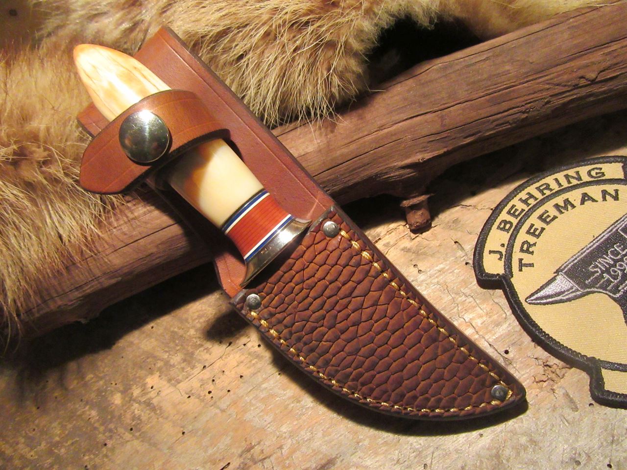                 2020 South Dakota Caper Hippo Tooth Beaver Tail Sheath