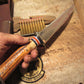               J. Behring Handmade 8" Skull Fighter NS Stag 