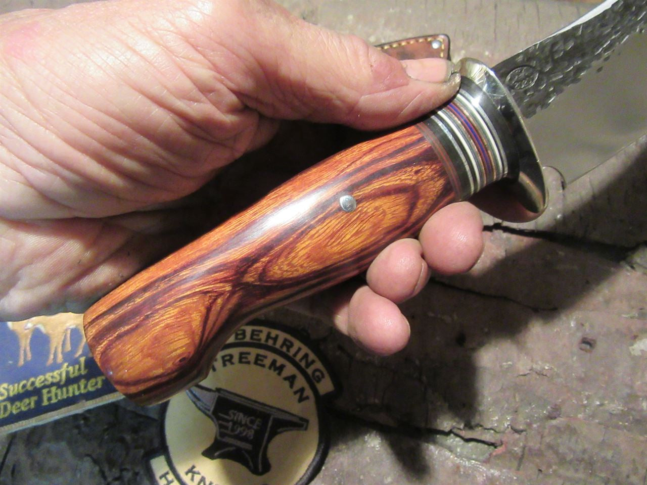 Treeman Hammer Mark Woodcraft Desert Iron Wood Border Patrol style 