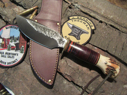 Treeman Knives Hammer mark Alaskan Skinner