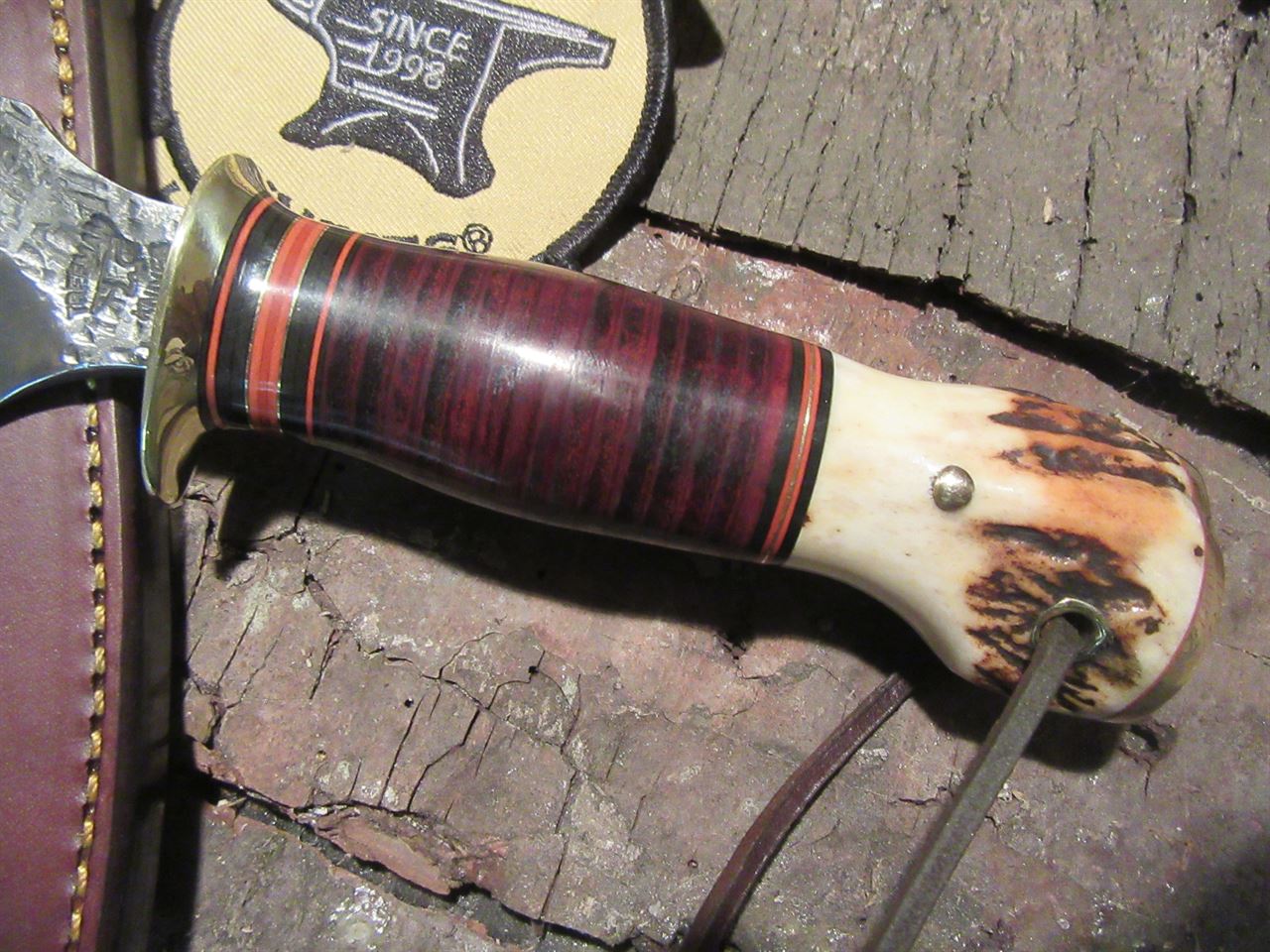 Treeman Knives Hammer mark Alaskan Skinner
