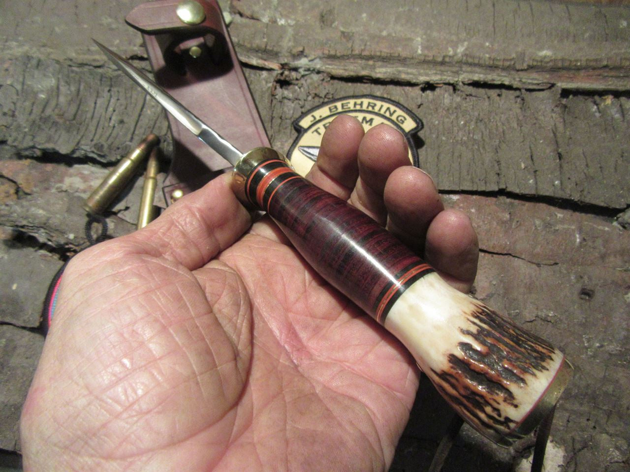 Treeman Knives Hammer mark Alaskan Skinner