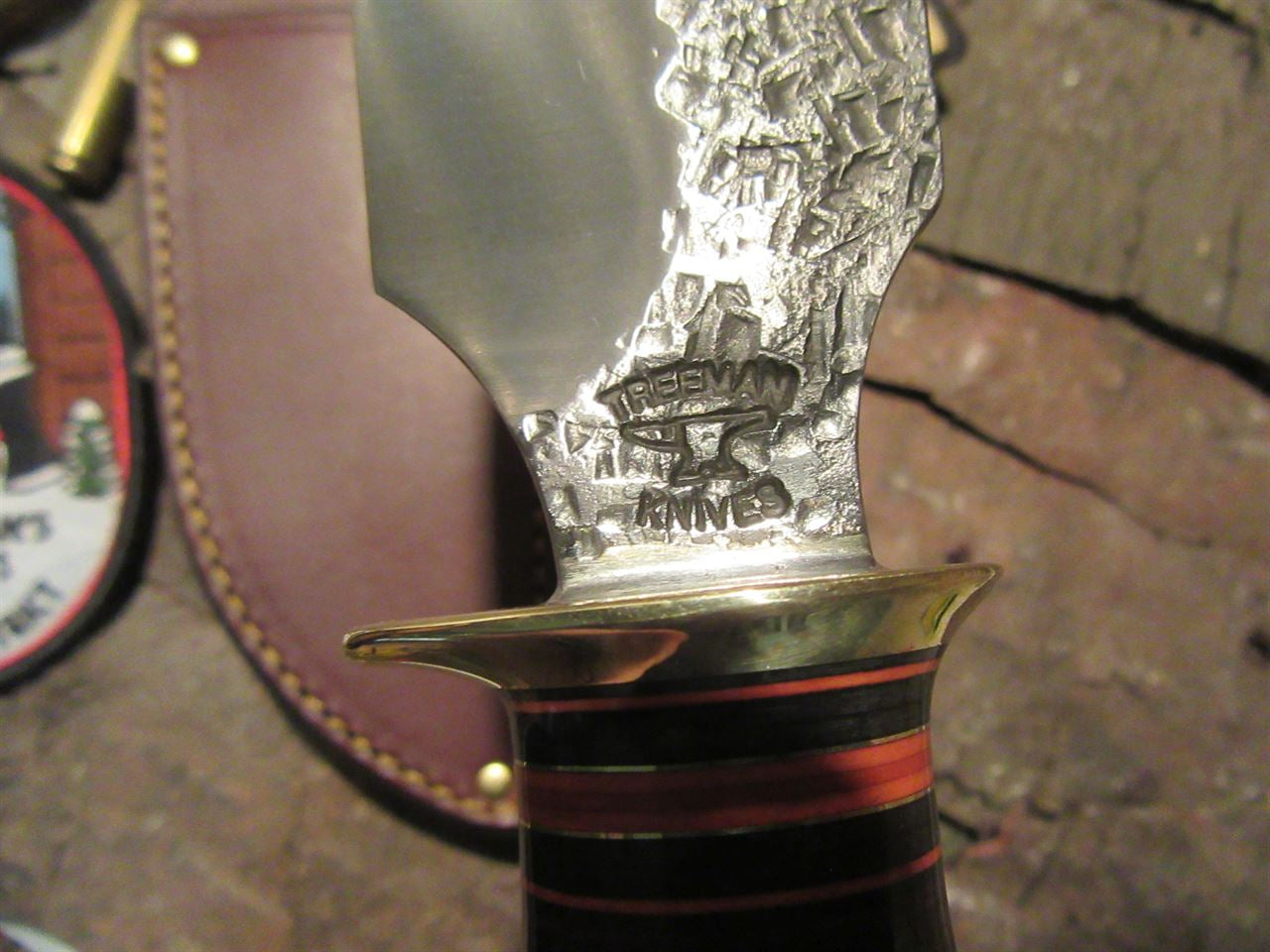 Treeman Knives Hammer mark Alaskan Skinner