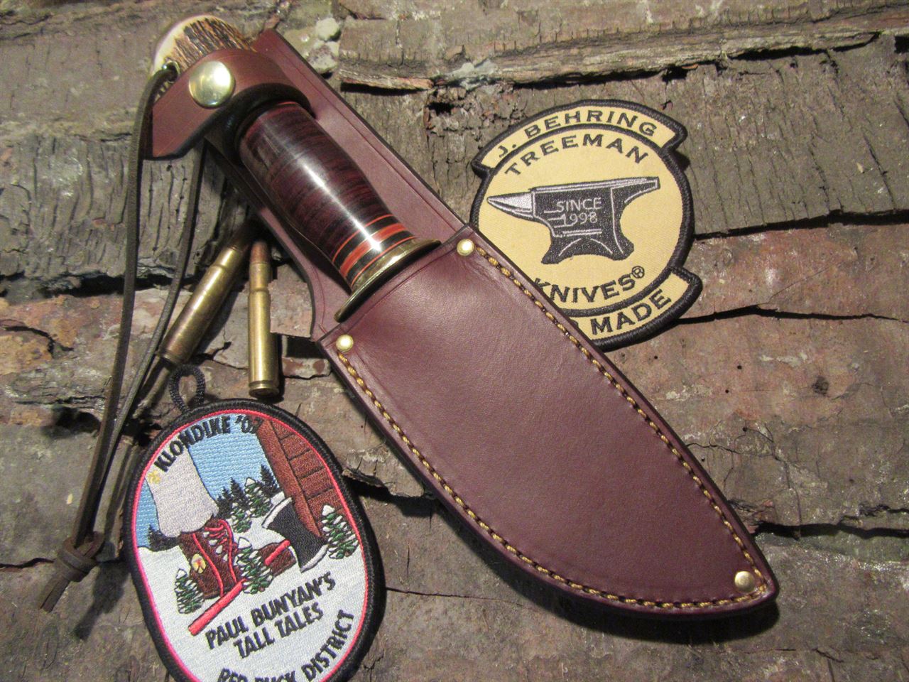 Treeman Knives Hammer mark Alaskan Skinner