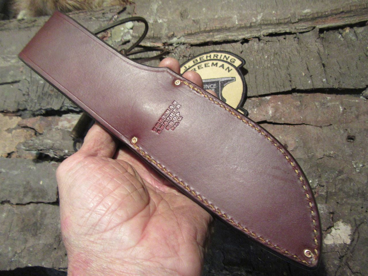 Treeman Knives Hammer mark Alaskan Skinner