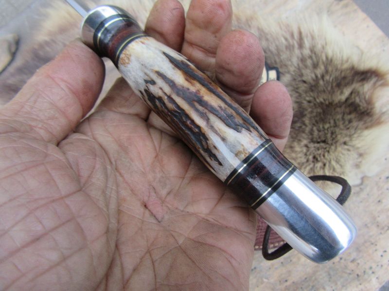 J.Behring Handmade Huron Hunter Model 25 Handle 