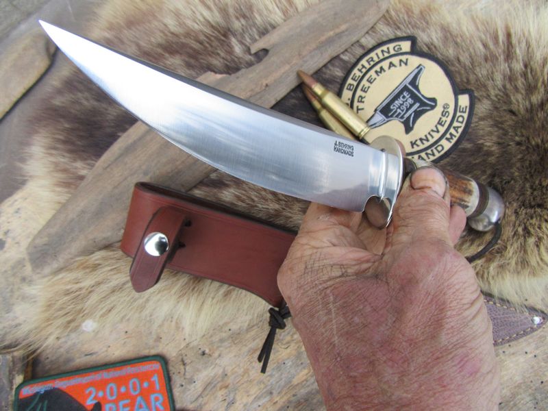 J.Behring Handmade Huron Hunter Model 25 Handle 