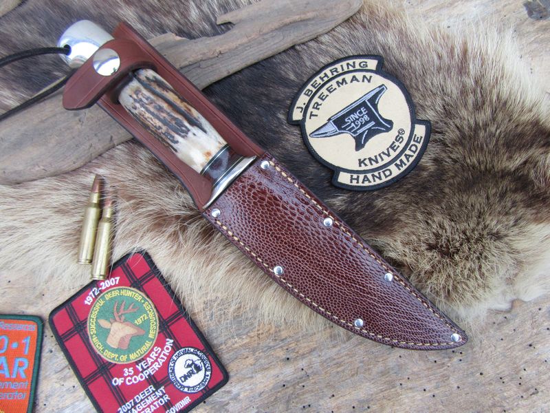 J.Behring Handmade Huron Hunter Model 25 Handle 