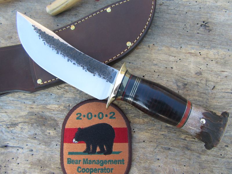 Treeman Knives Hammer Mark Scagel Style Woodmonk
