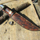 J. Behring Handmade  Stag Aluminum Huron Hunter 7" Blade 
