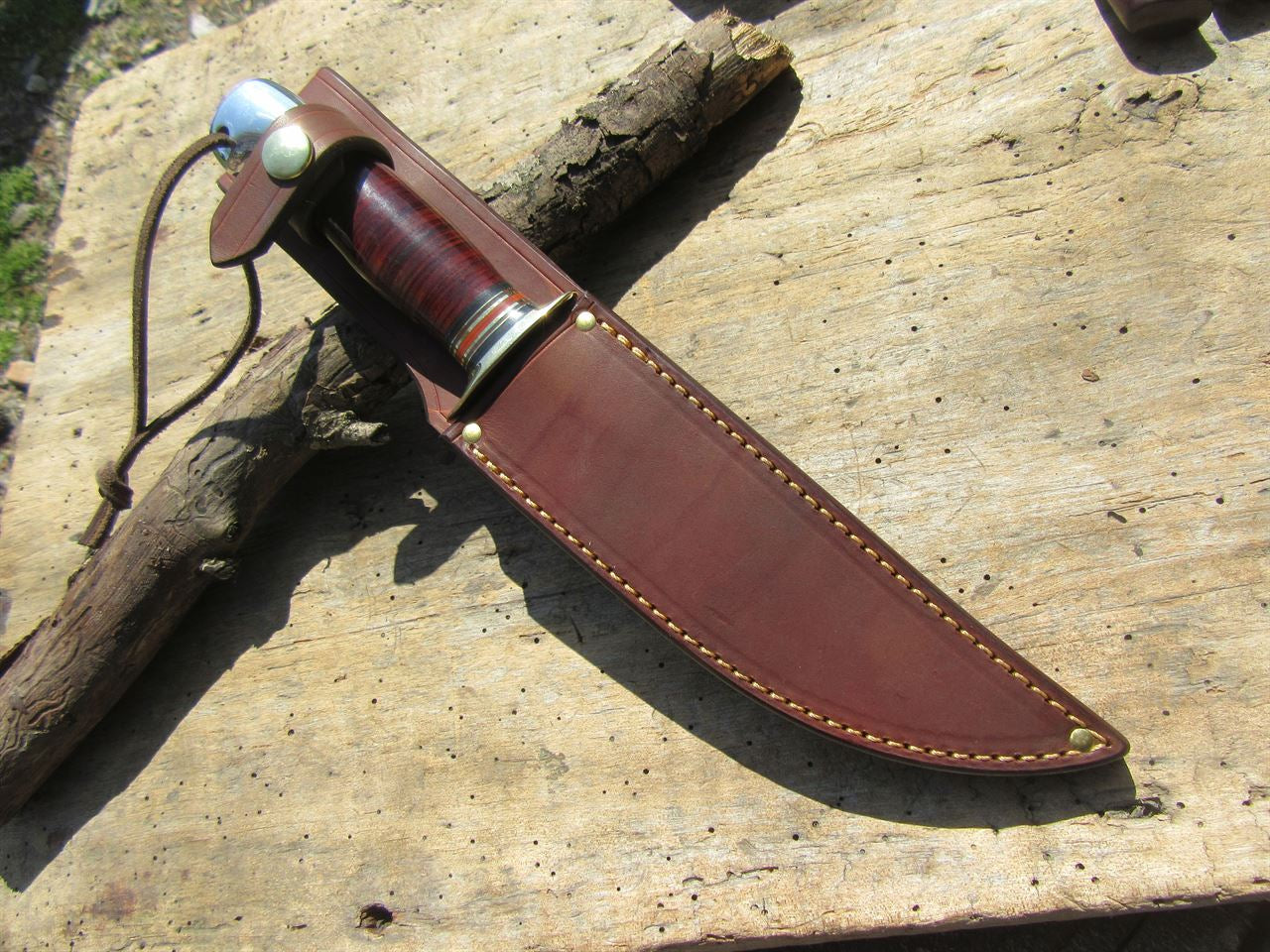             J. Behring Handmade Huron Hunter Horsehide Aluminum   