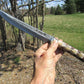                 J. Behring Handmade Double Skull Fighter 9" Hammermark Blade