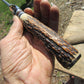                 J. Behring Handmade Double Skull Fighter 9" Hammermark Blade