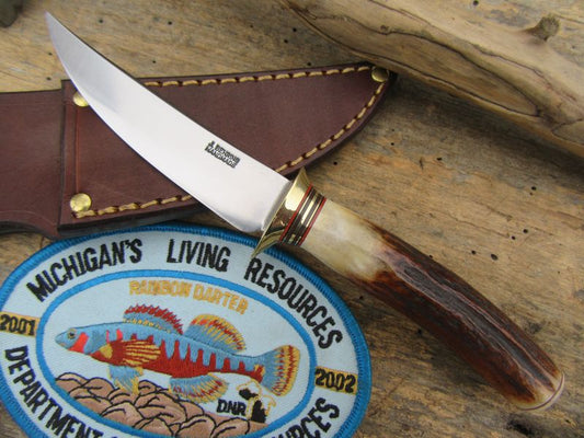                    J. Behring Handmade 3.5" Michigan Trout Knife