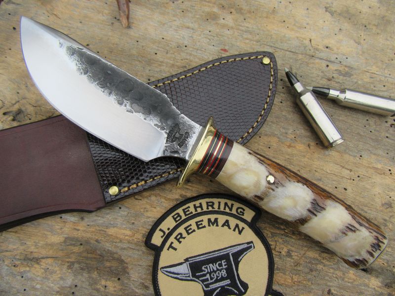 Treeman Knives Finger Groove Hammer Mark Alaskan