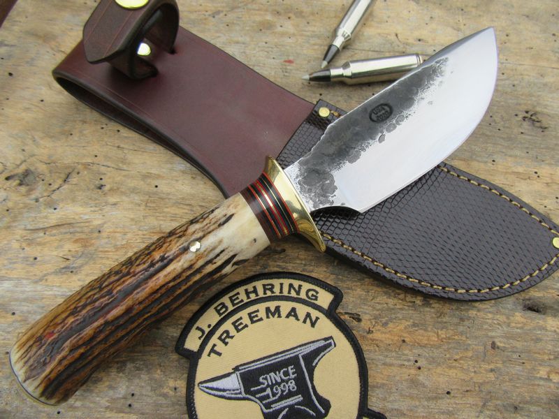 Treeman Knives Finger Groove Hammer Mark Alaskan