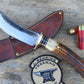             Treeman Hammer Mark Woodmonk Hunter extra long red stag handle