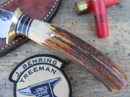             Treeman Hammer Mark Woodmonk Hunter extra long red stag handle