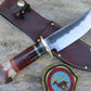 J. Behring Handmade 7 " Heavy Duty Camp Fighter. 12 1/2" OAL 