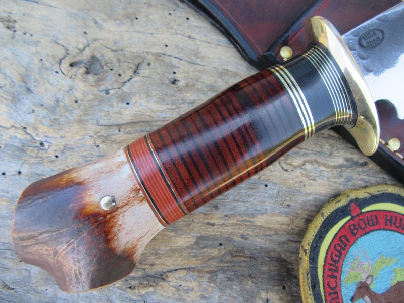 J. Behring Handmade 7 " Heavy Duty Camp Fighter. 12 1/2" OAL 