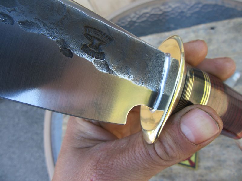 J. Behring Handmade 7 " Heavy Duty Camp Fighter. 12 1/2" OAL 