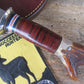 J.Behring Handmade Trout & Deer Nickel But Cap 