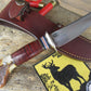 J.Behring Handmade Trout & Deer Nickel But Cap 