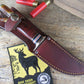 J.Behring Handmade Trout & Deer Nickel But Cap 