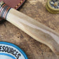 J.Behring Handmade Fossilized Ivory Drop Point Trout Knife 