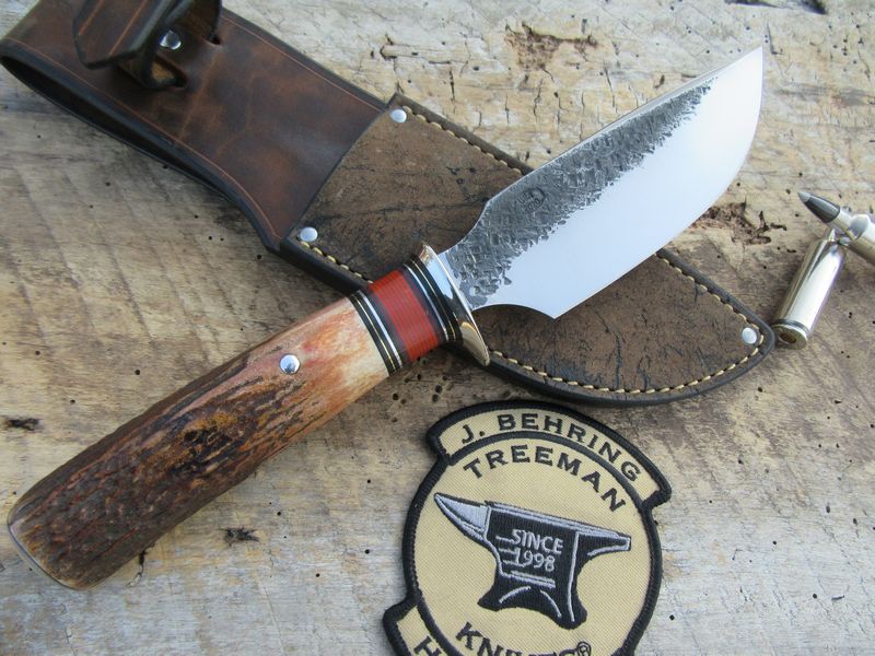 Treeman Knives Hammer mark Alaskan Skinner