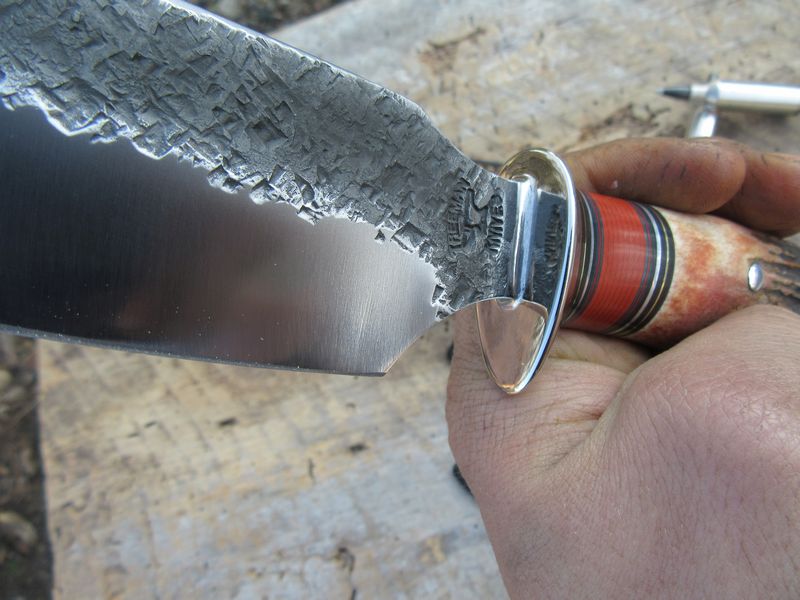 Treeman Knives Hammer mark Alaskan Skinner