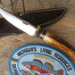 J.Behring Handmade Stainless MI trout knife 