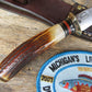 J.Behring Handmade Stainless MI trout knife 
