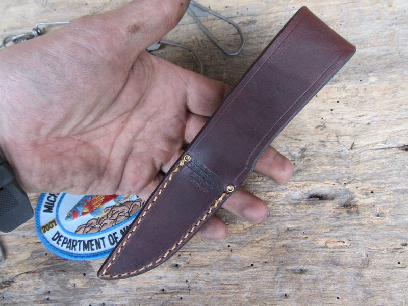 J.Behring Handmade Stainless MI trout knife 