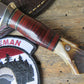 J.Behring Handmade Stainless MI trout knife 