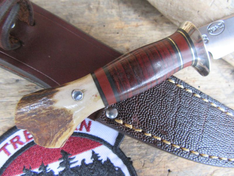 J.Behring Handmade Stainless MI trout knife 